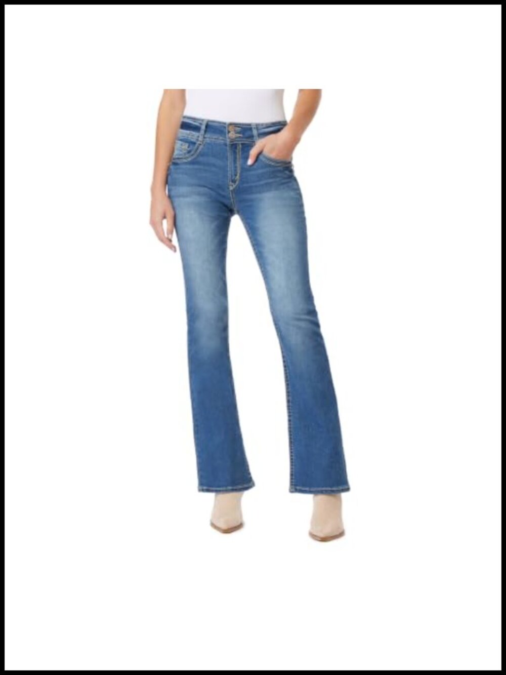 WallFlower Curvy Flirty Flare High Rise Insta Stretch Jeans